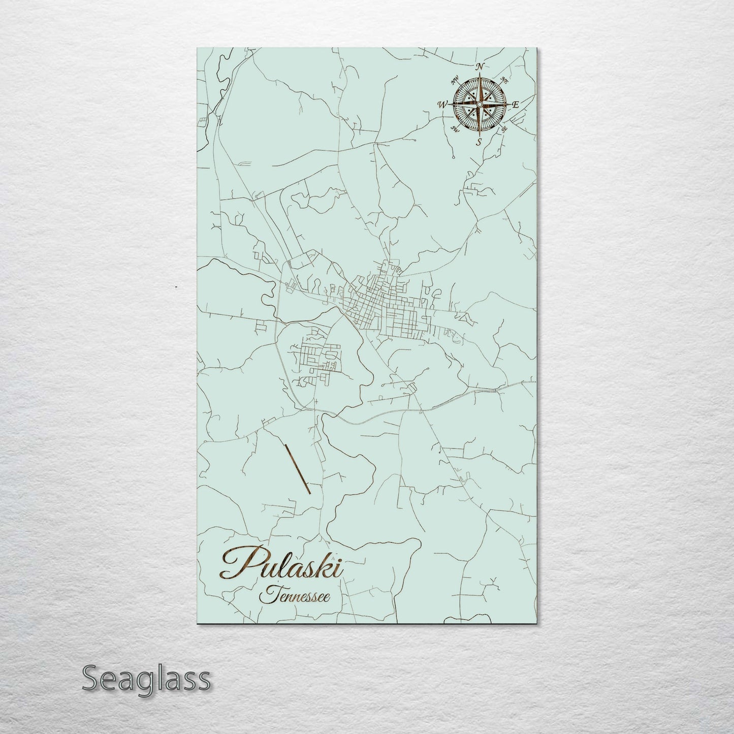 Pulaski, Tennessee Street Map