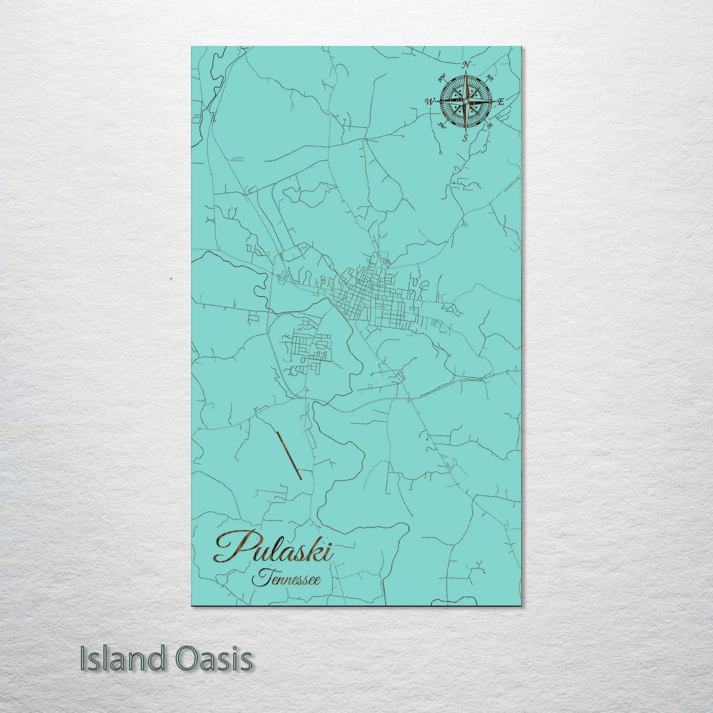 Pulaski, Tennessee Street Map