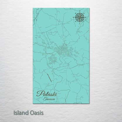 Pulaski, Tennessee Street Map