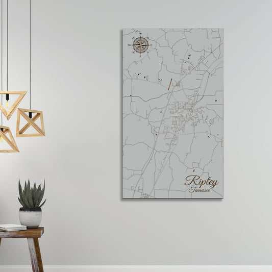 Ripley, Tennessee Street Map