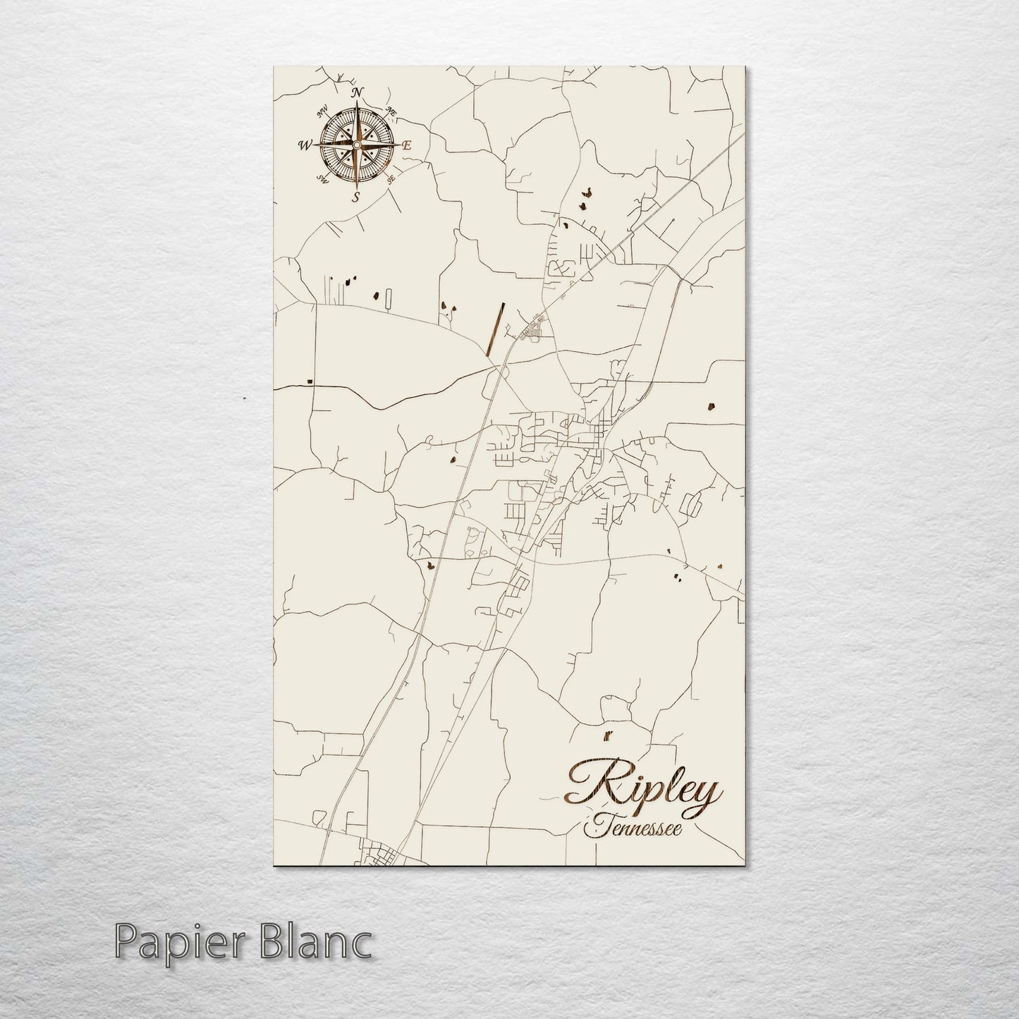 Ripley, Tennessee Street Map