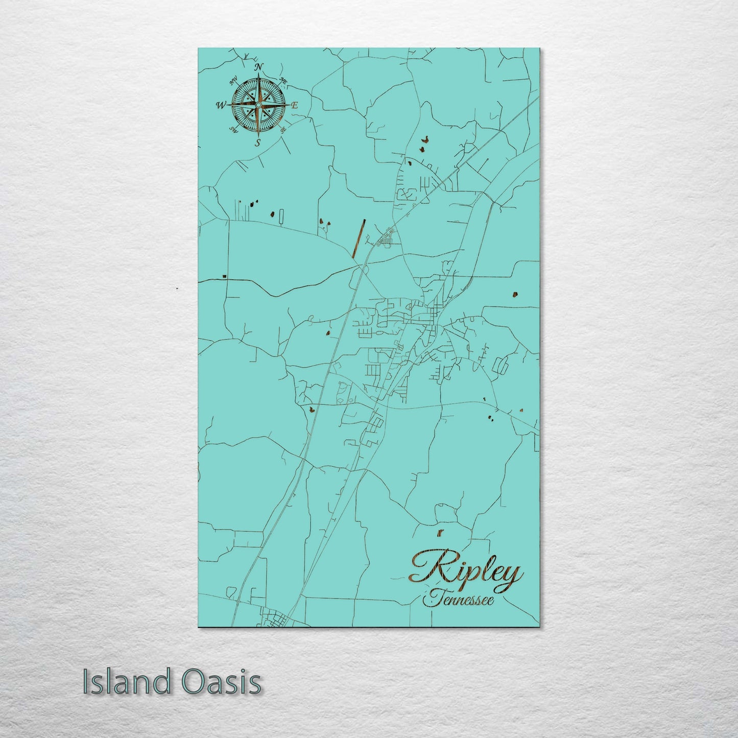 Ripley, Tennessee Street Map