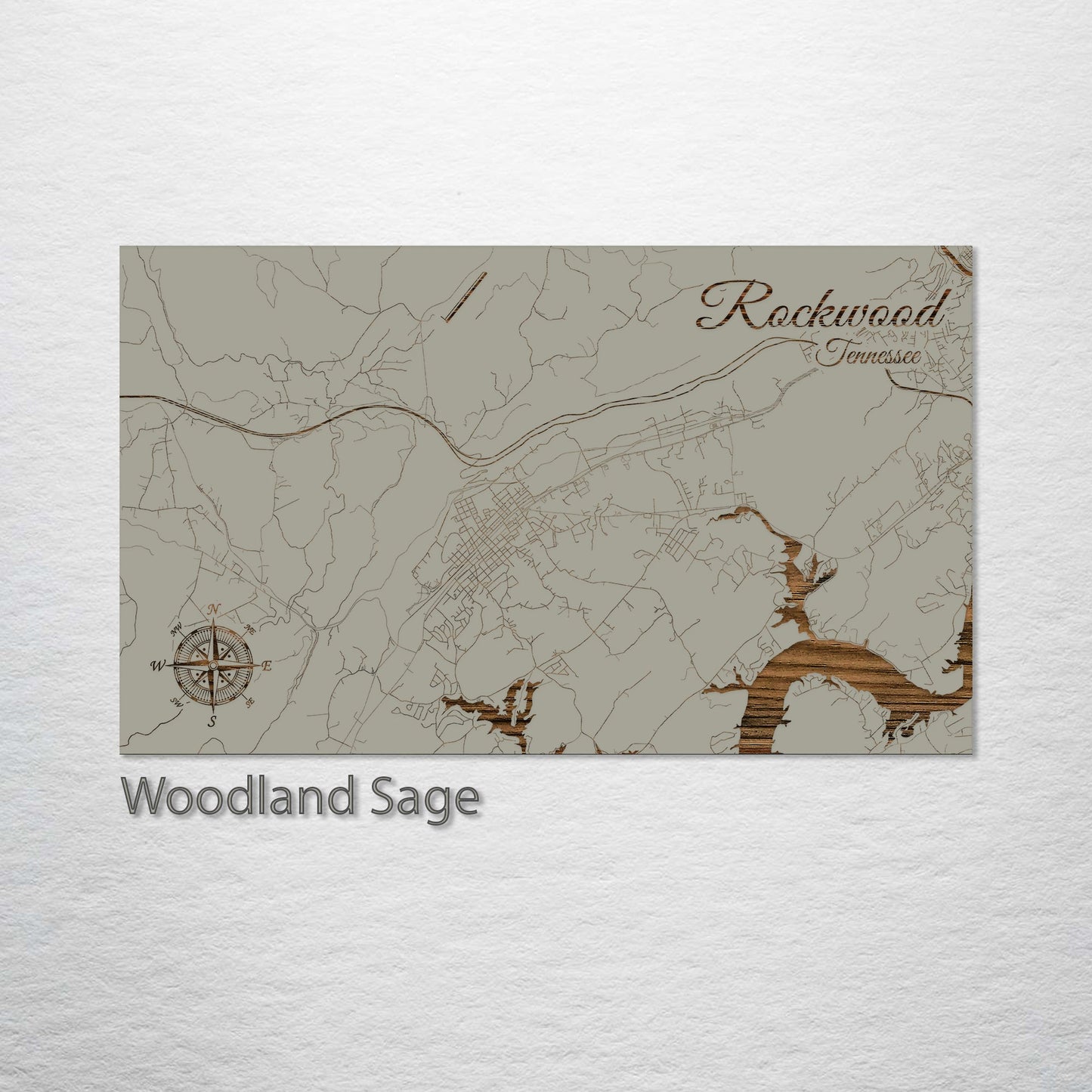 Rockwood, Tennessee Street Map
