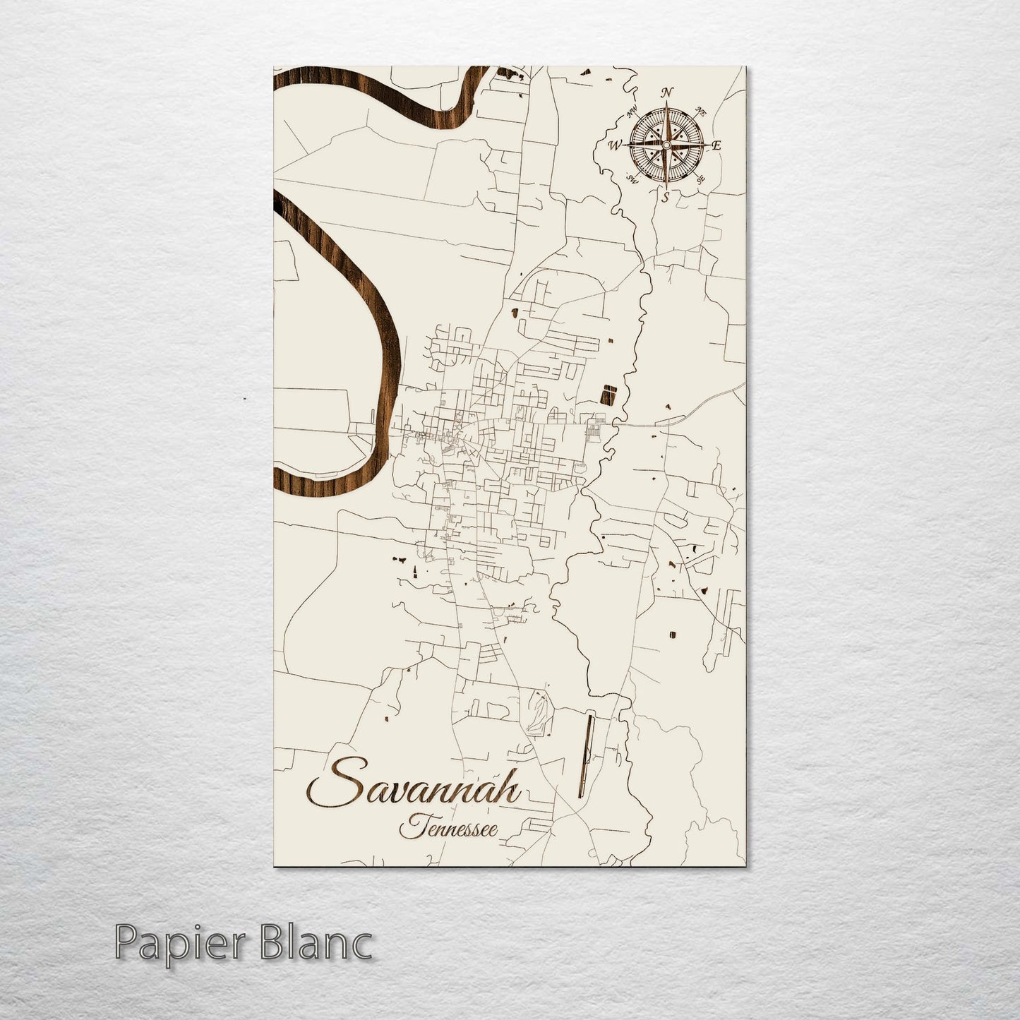 Savannah, Tennessee Street Map