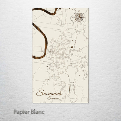 Savannah, Tennessee Street Map