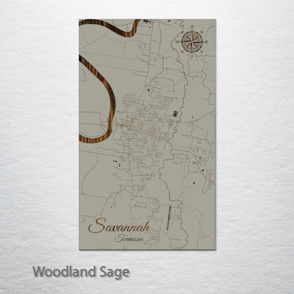 Savannah, Tennessee Street Map