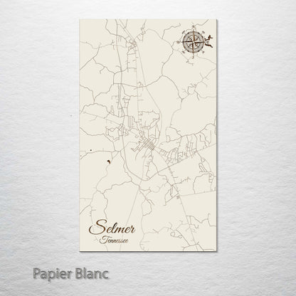 Selmer, Tennessee Street Map