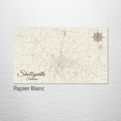 Shelbyville, Tennessee Street Map