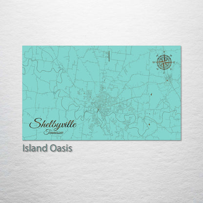 Shelbyville, Tennessee Street Map