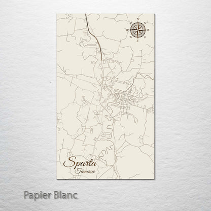 Sparta, Tennessee Street Map