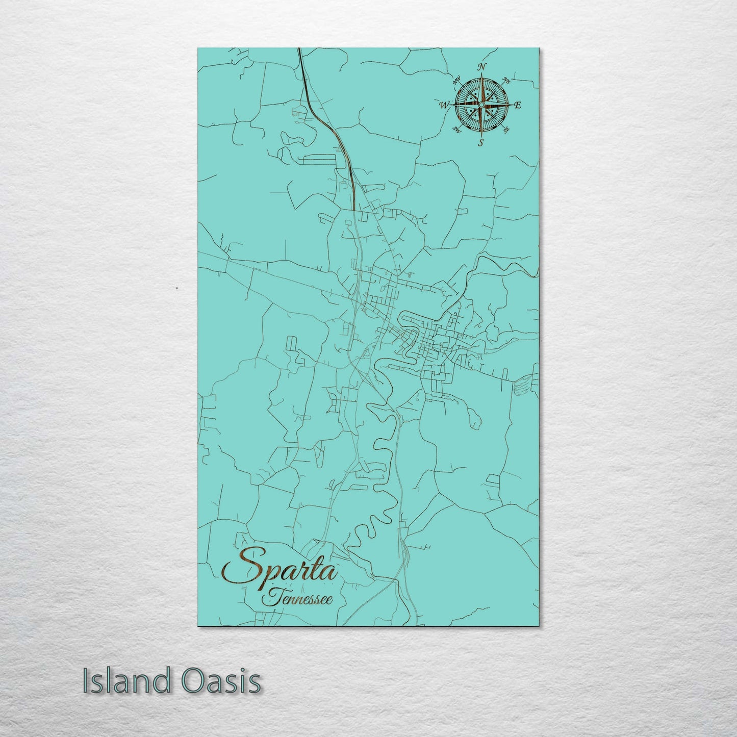 Sparta, Tennessee Street Map