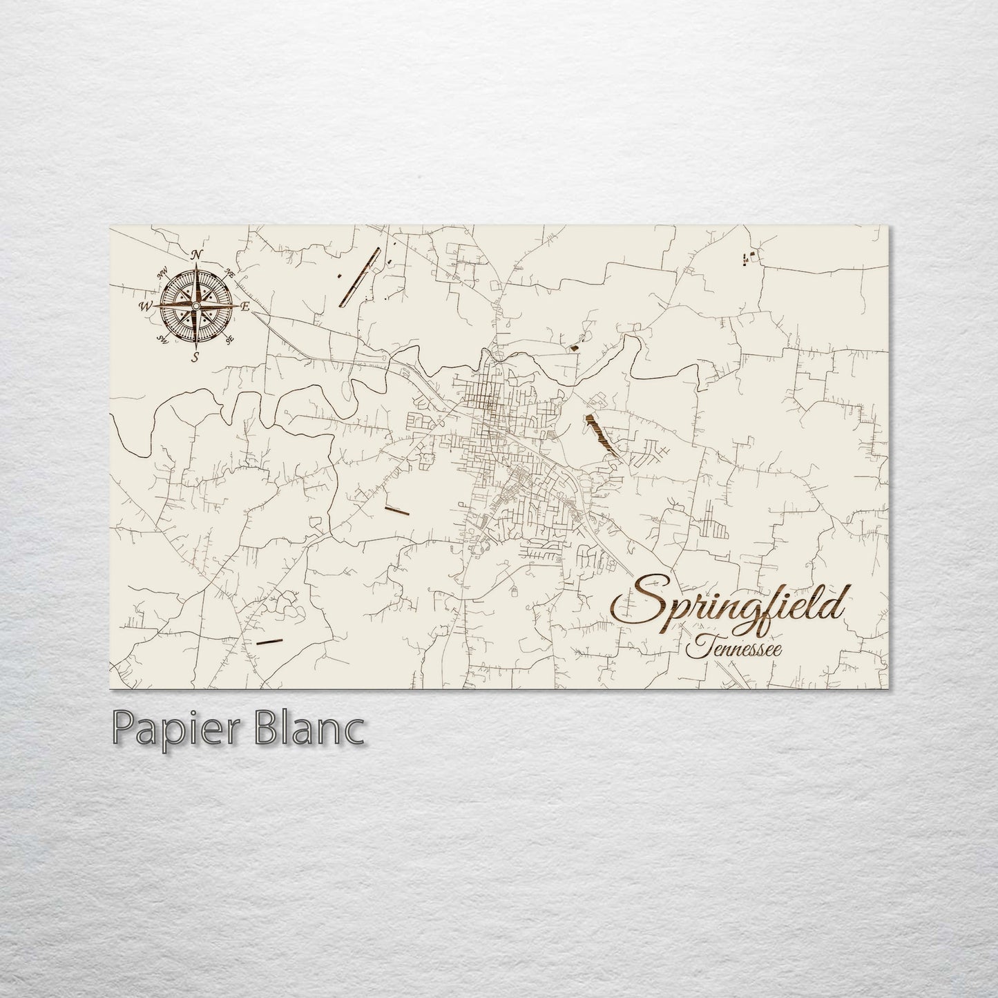 Springfield, Tennessee Street Map