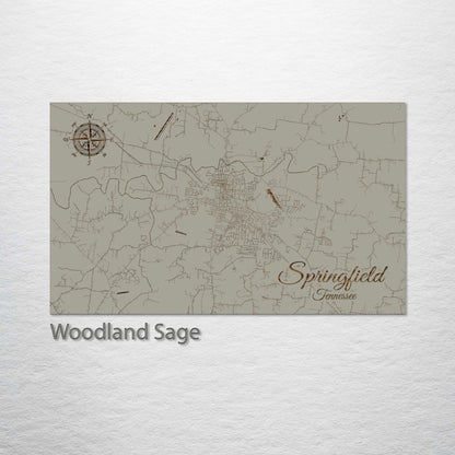 Springfield, Tennessee Street Map