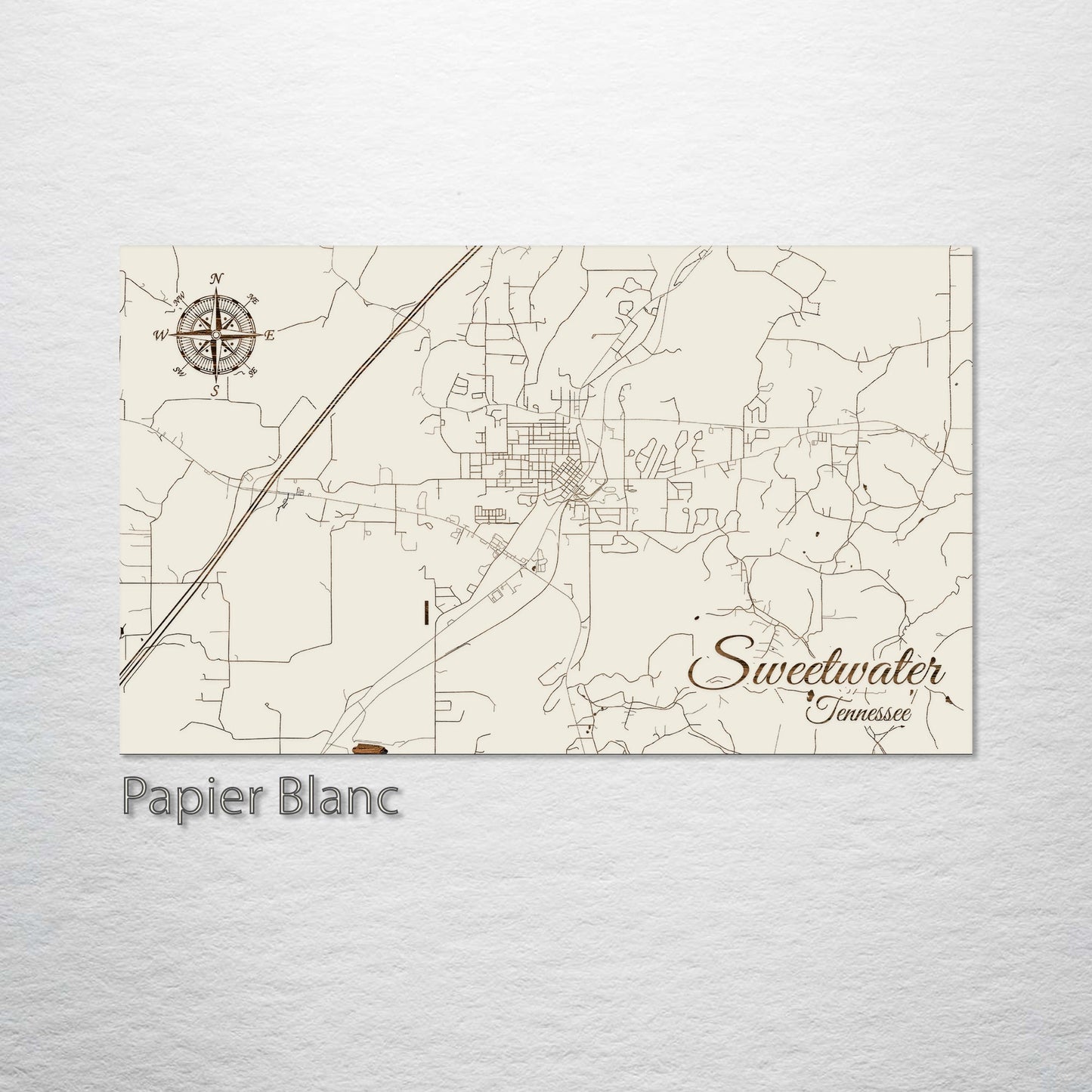 Sweetwater, Tennessee Street Map