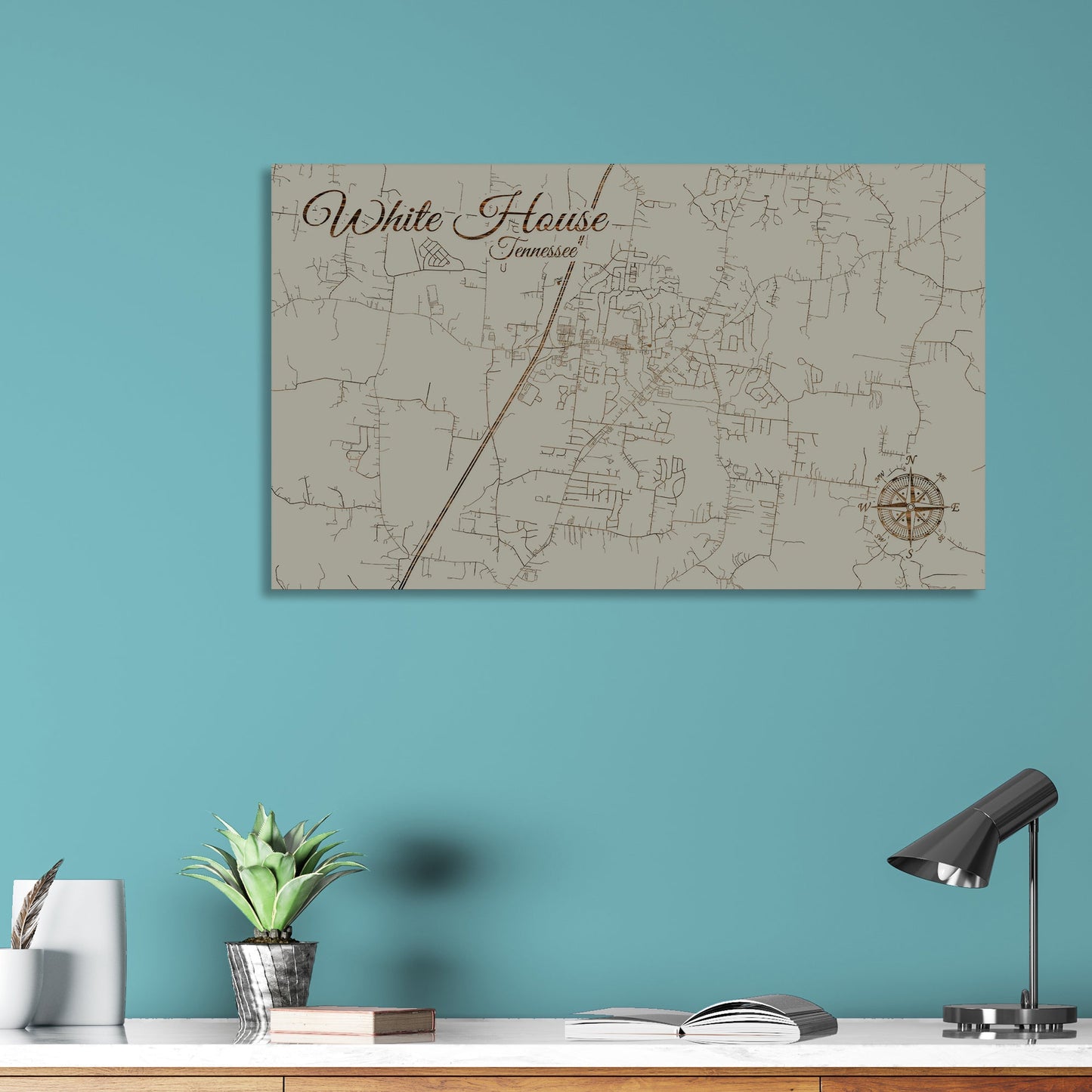 White House, Tennessee Street Map