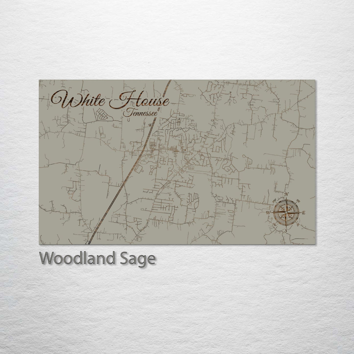 White House, Tennessee Street Map