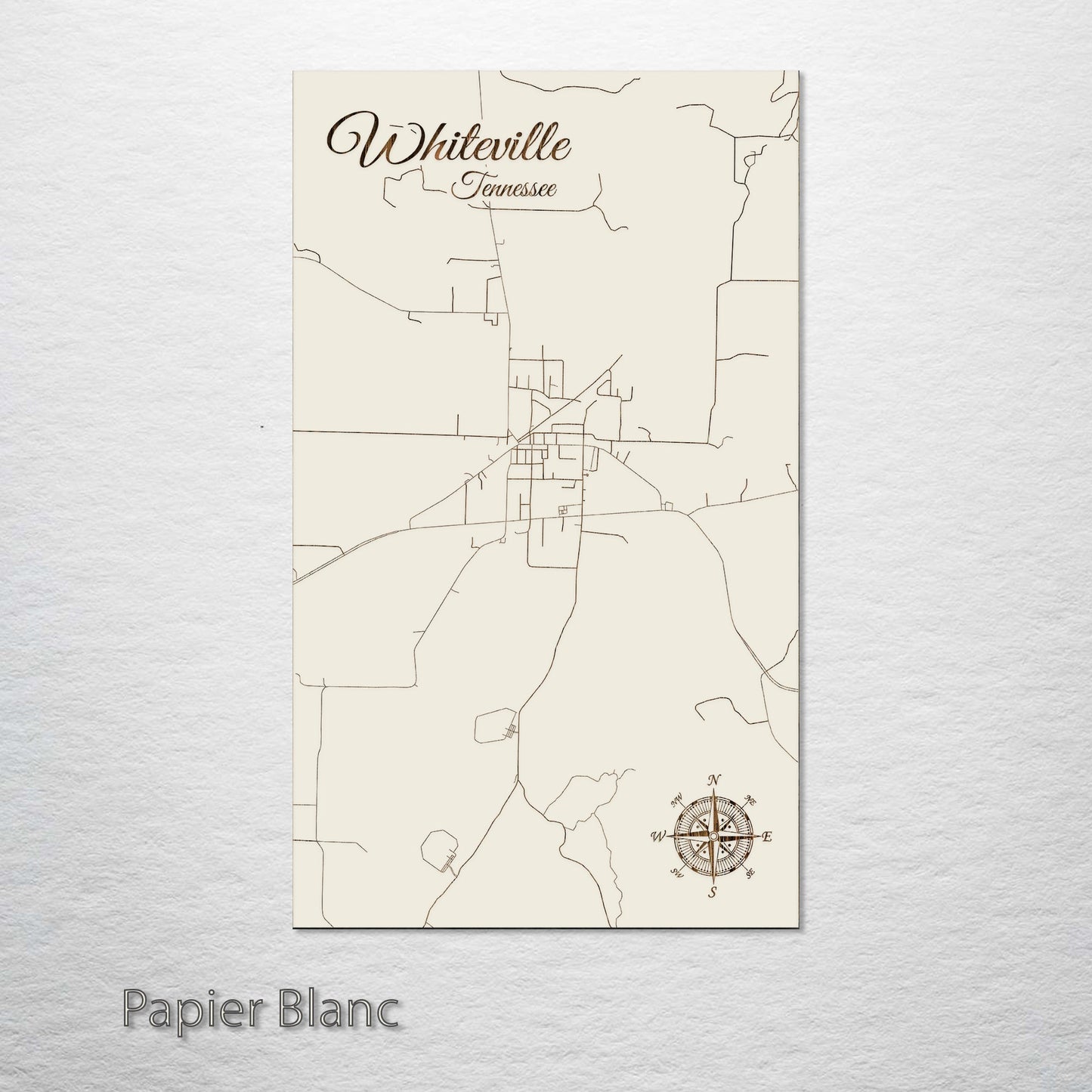 Whiteville, Tennessee Street Map