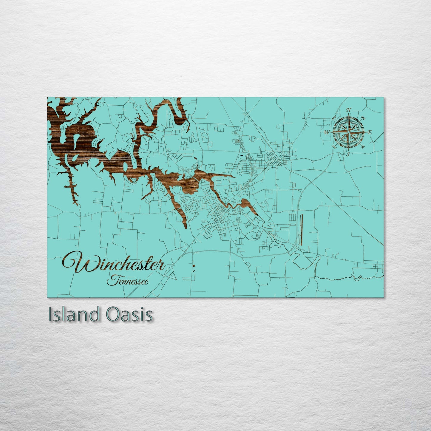 Winchester, Tennessee Street Map