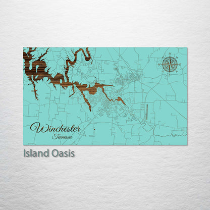 Winchester, Tennessee Street Map