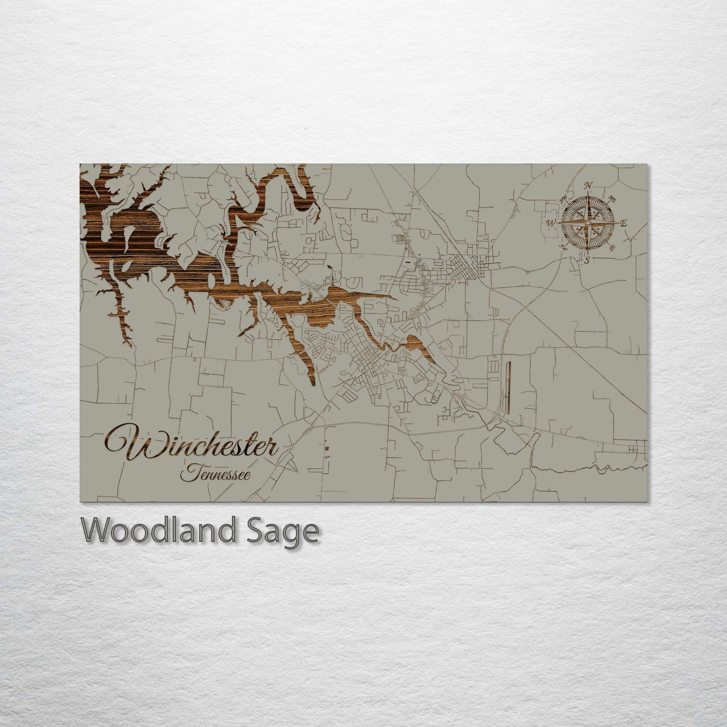 Winchester, Tennessee Street Map