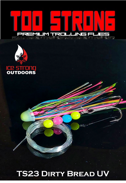 Ice Strong Outdoors - Too Strong Premium Trolling Flies - Fully Rigged - NEW 2026 Colors Released!