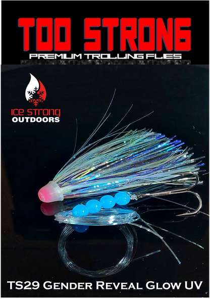Ice Strong Outdoors - Too Strong Premium Trolling Flies - Fully Rigged - NEW 2026 Colors Released!
