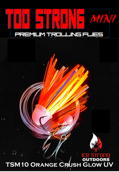 Too Strong Premium Trolling MINI Flies Fully Rigged