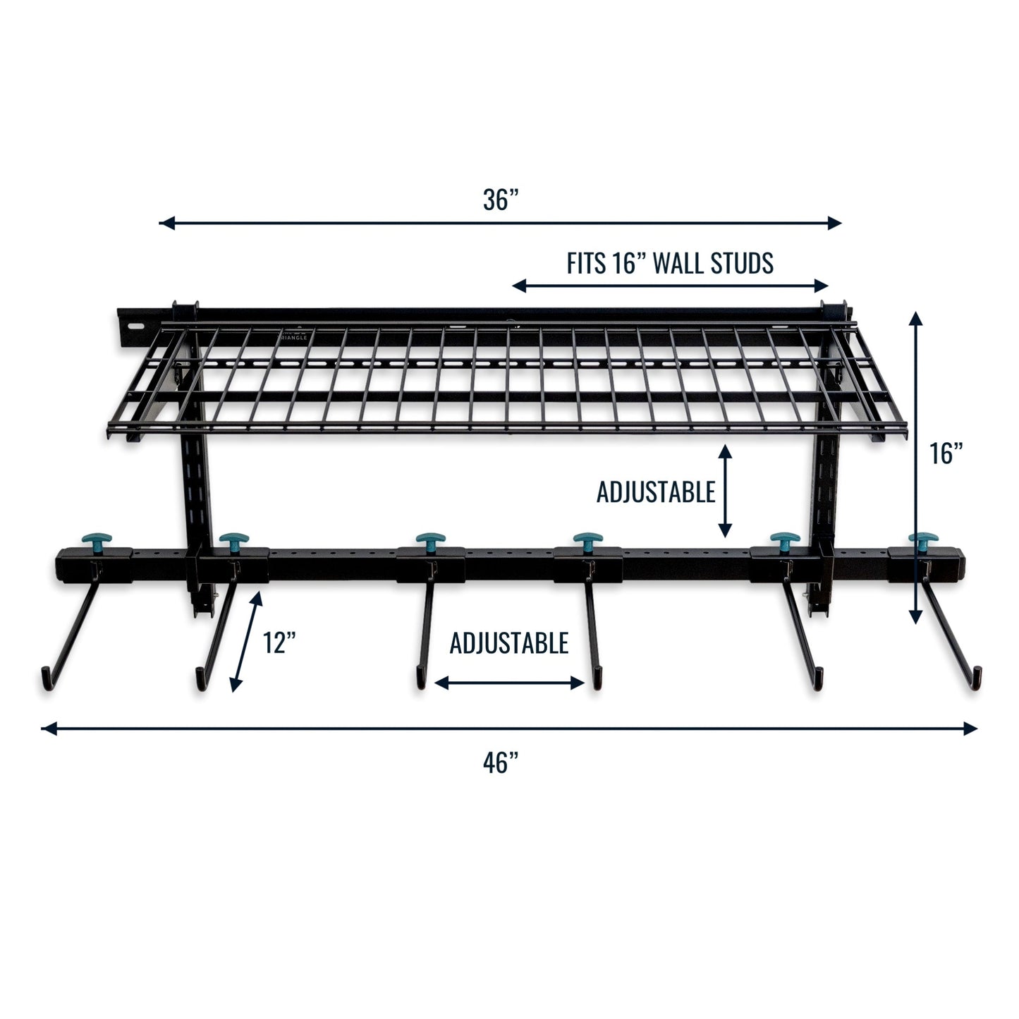G-Chair + Shelf | Adjustable Wall Storage System | Holds 300 lbs