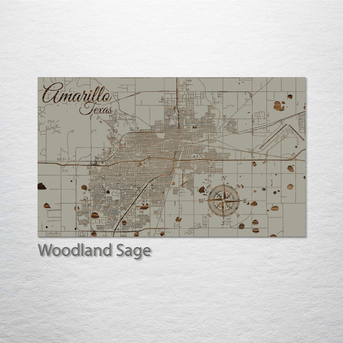 Amarillo, Texas Street Map