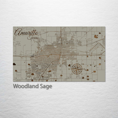 Amarillo, Texas Street Map