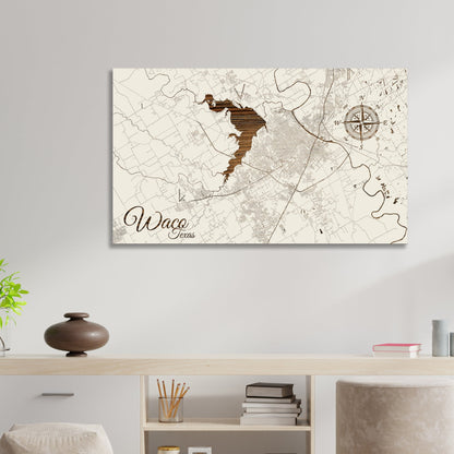 Waco, Texas Street Map