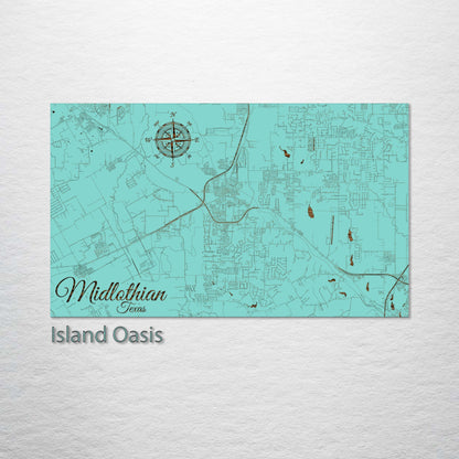 Midlothian, Texas Street Map