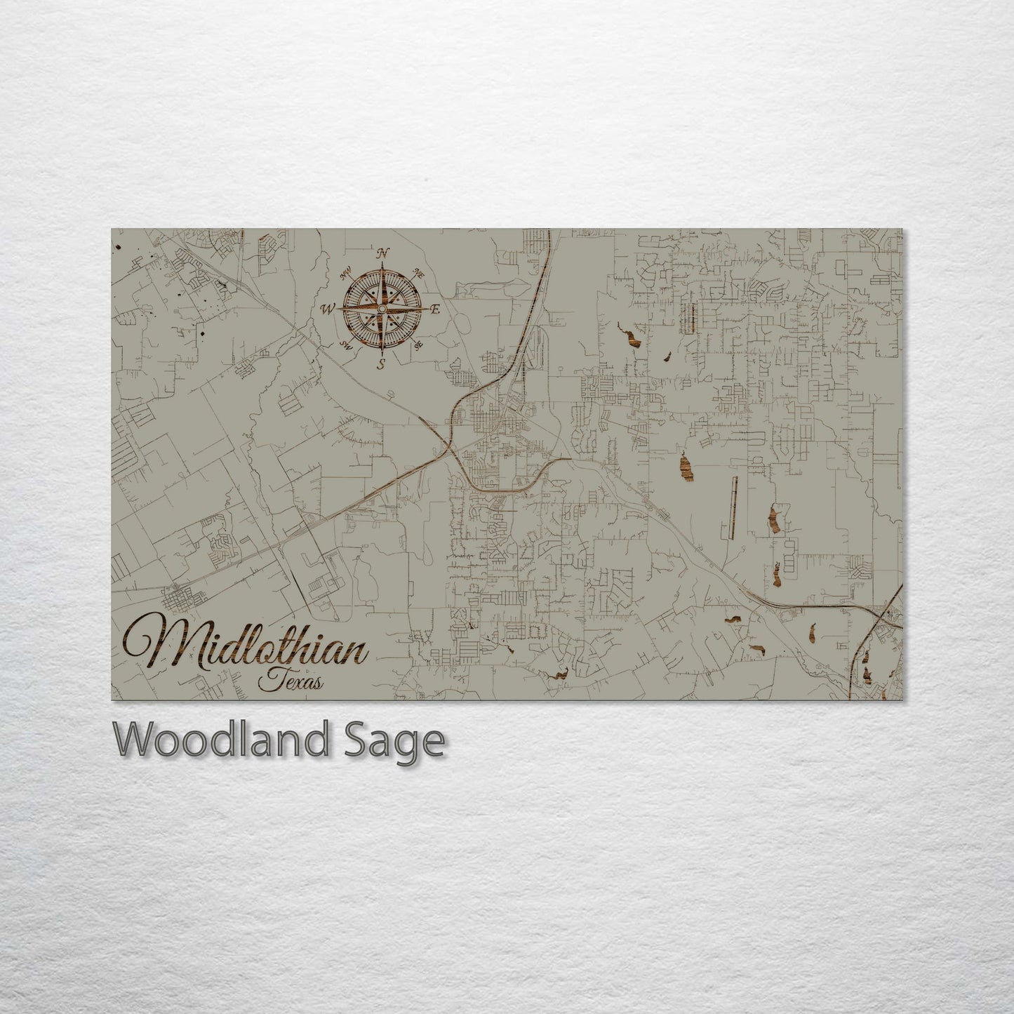 Midlothian, Texas Street Map