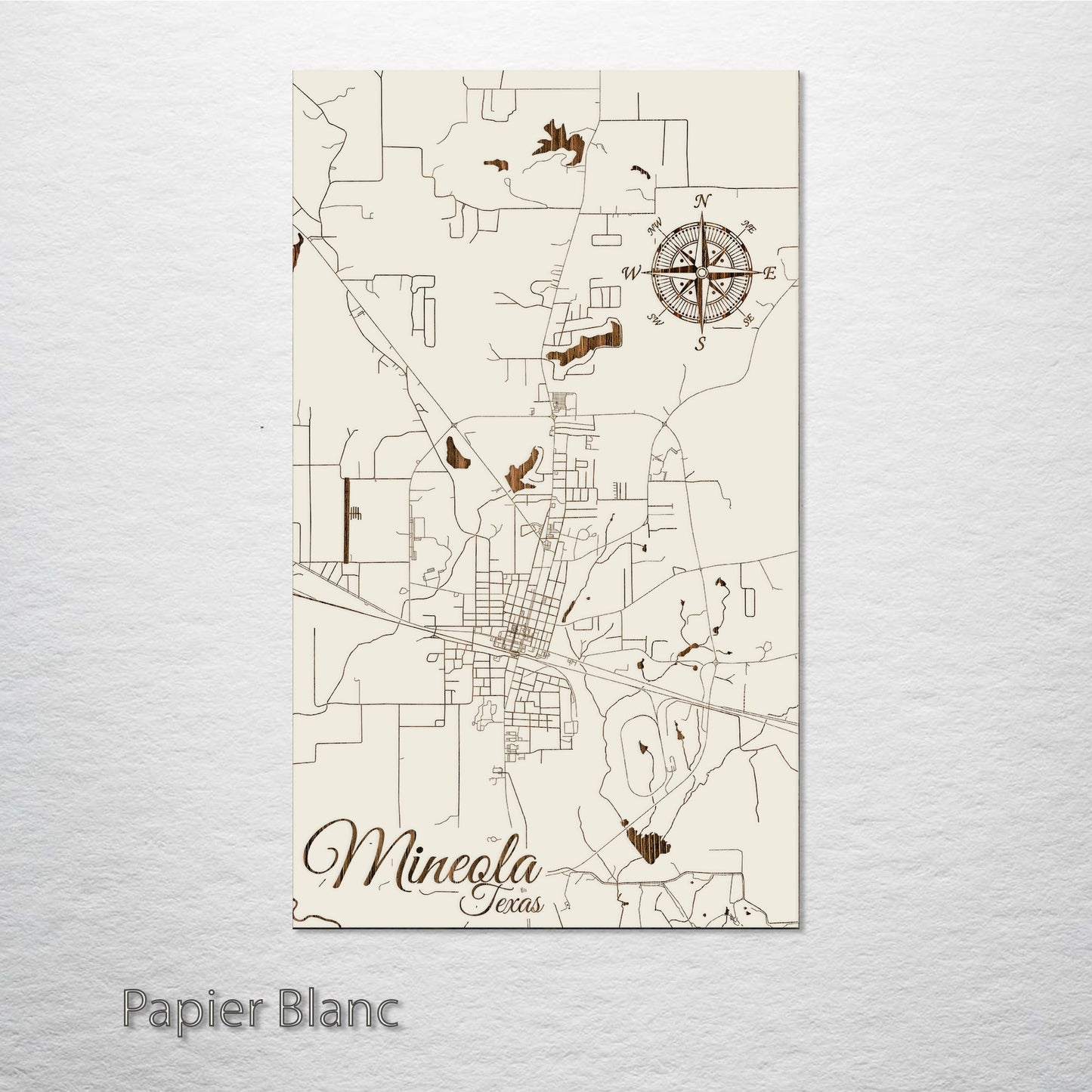 Mineola, Texas Street Map