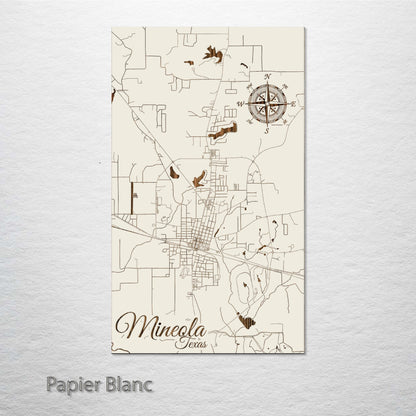 Mineola, Texas Street Map