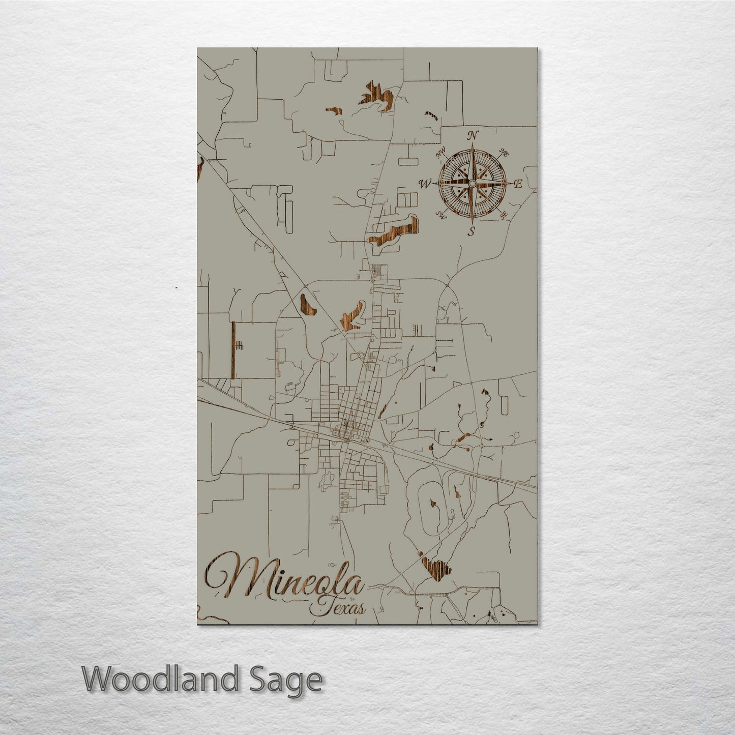 Mineola, Texas Street Map