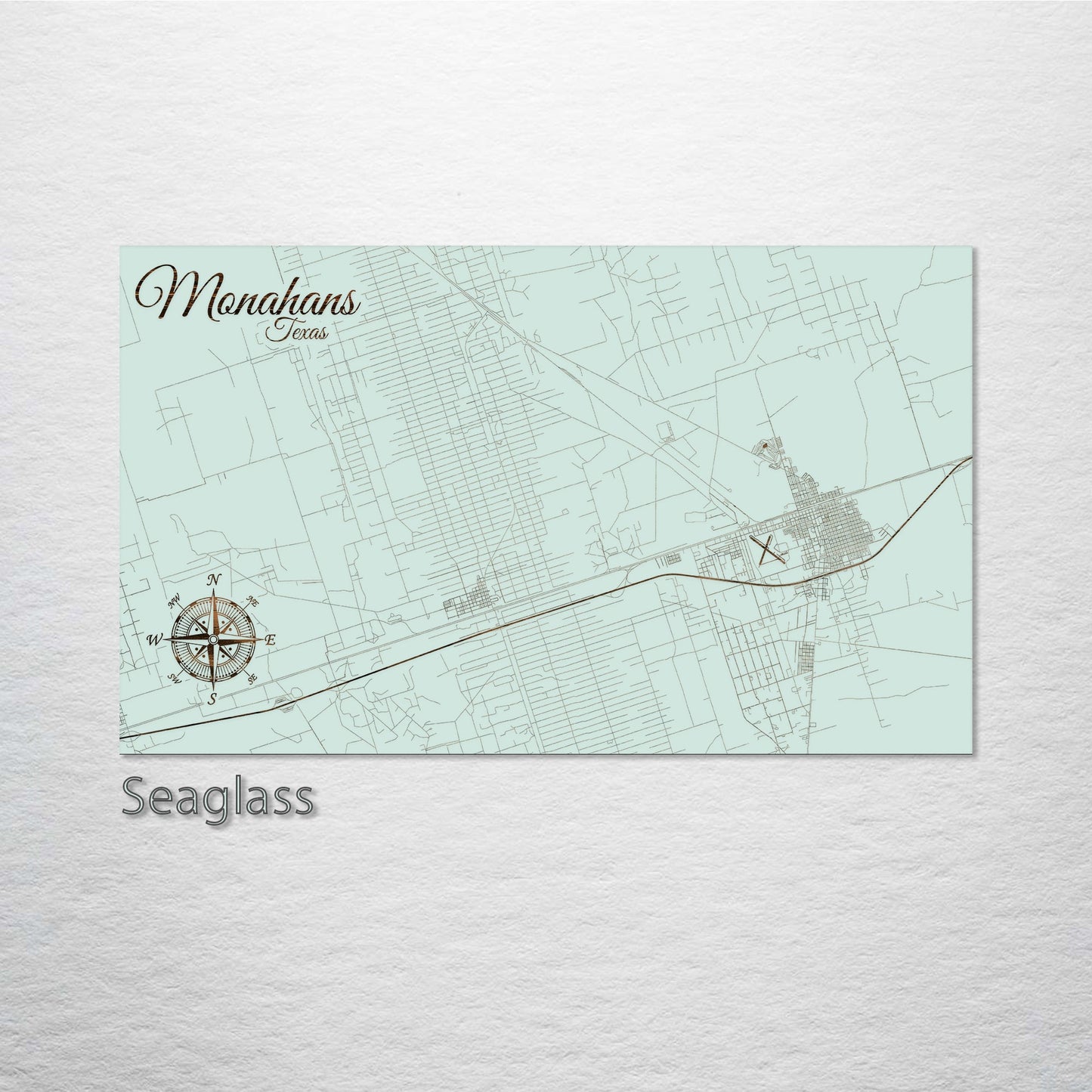 Monahans, Texas Street Map