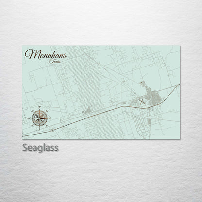 Monahans, Texas Street Map