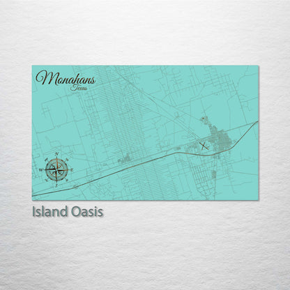 Monahans, Texas Street Map