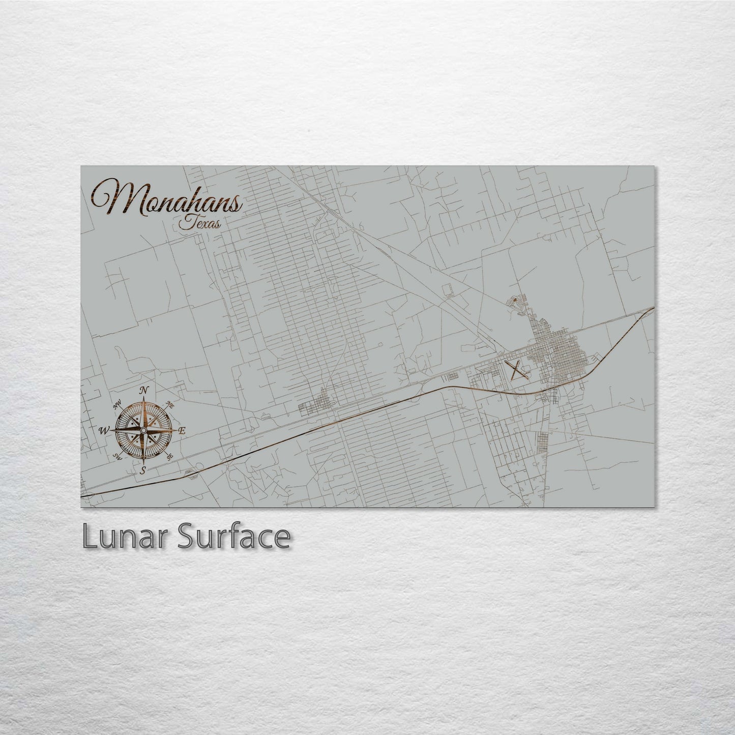 Monahans, Texas Street Map