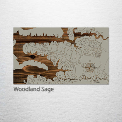 Morgan's Point Resort, Texas Street Map