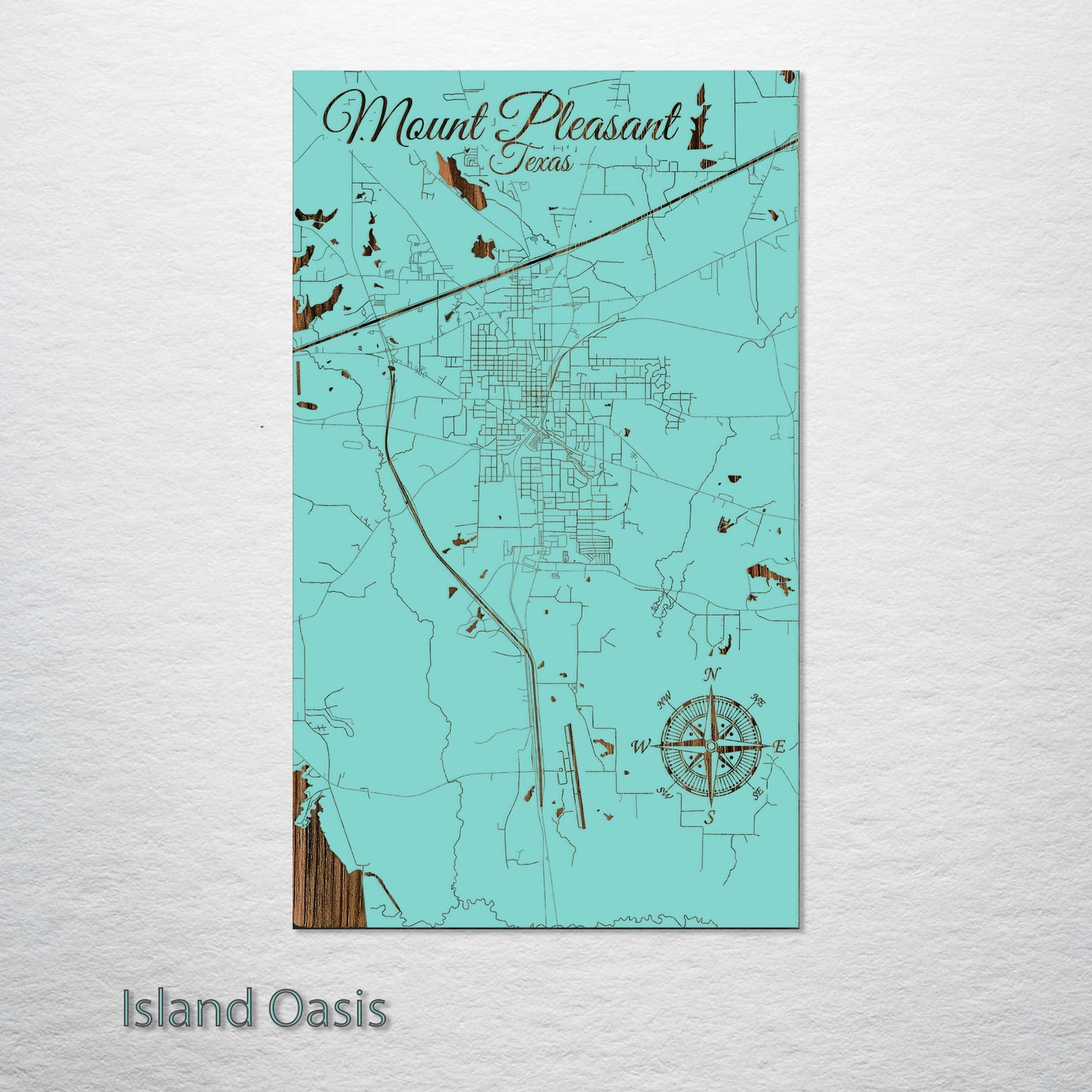 Mount Pleasant, Texas Street Map