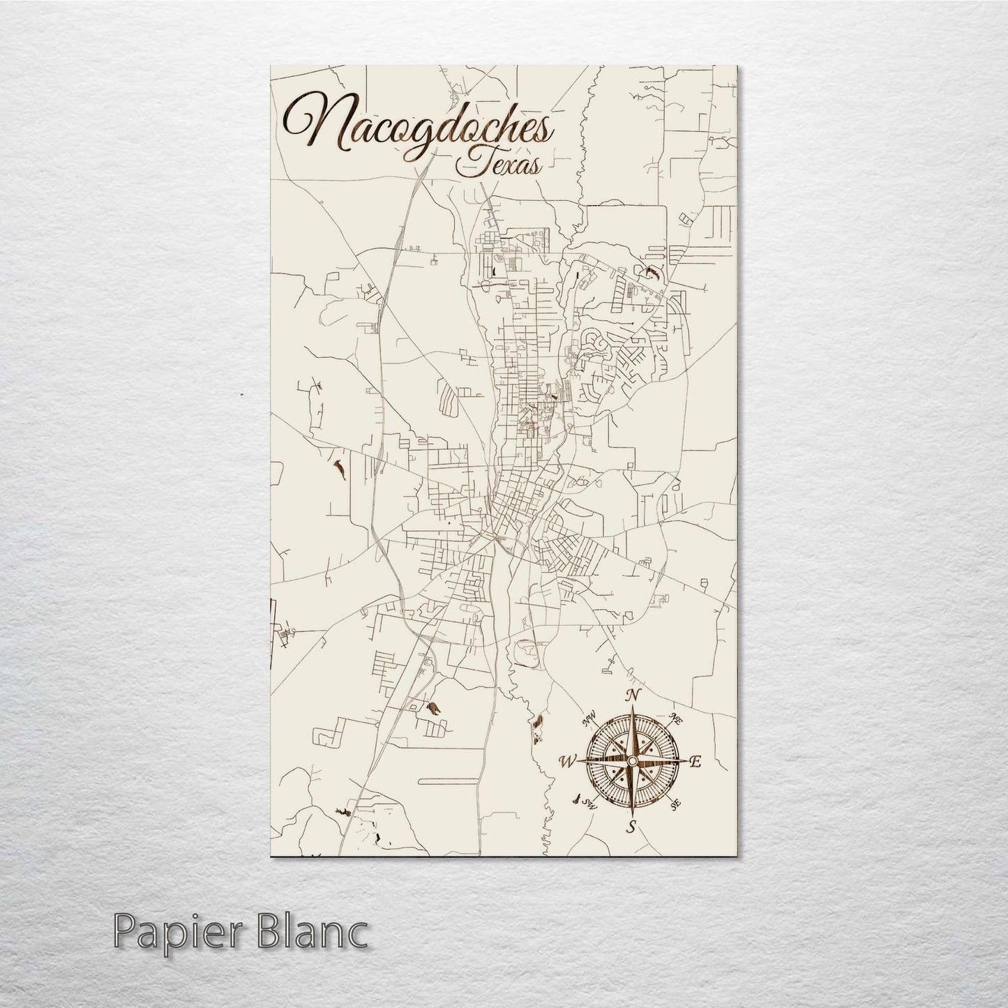 Nacogdoches, Texas Street Map