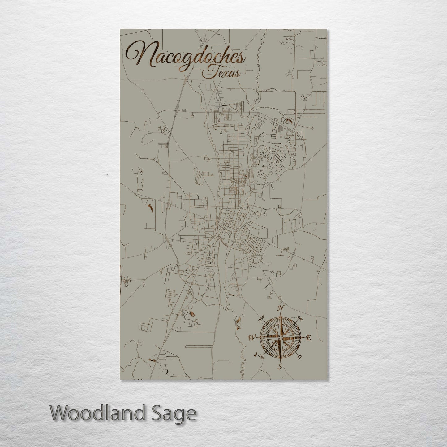Nacogdoches, Texas Street Map