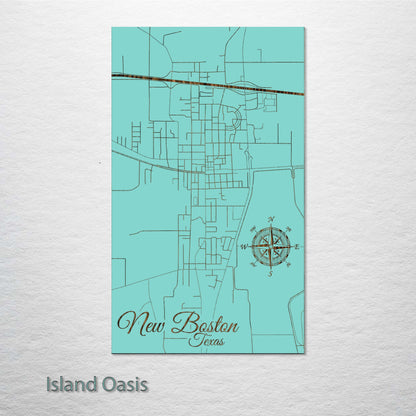 New Boston, Texas Street Map