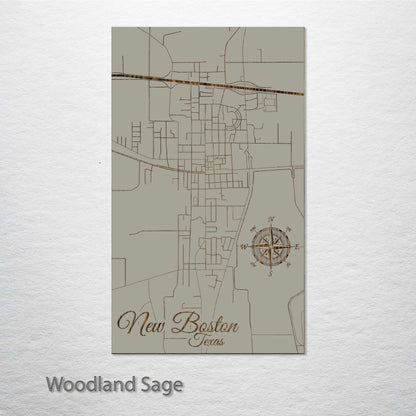 New Boston, Texas Street Map