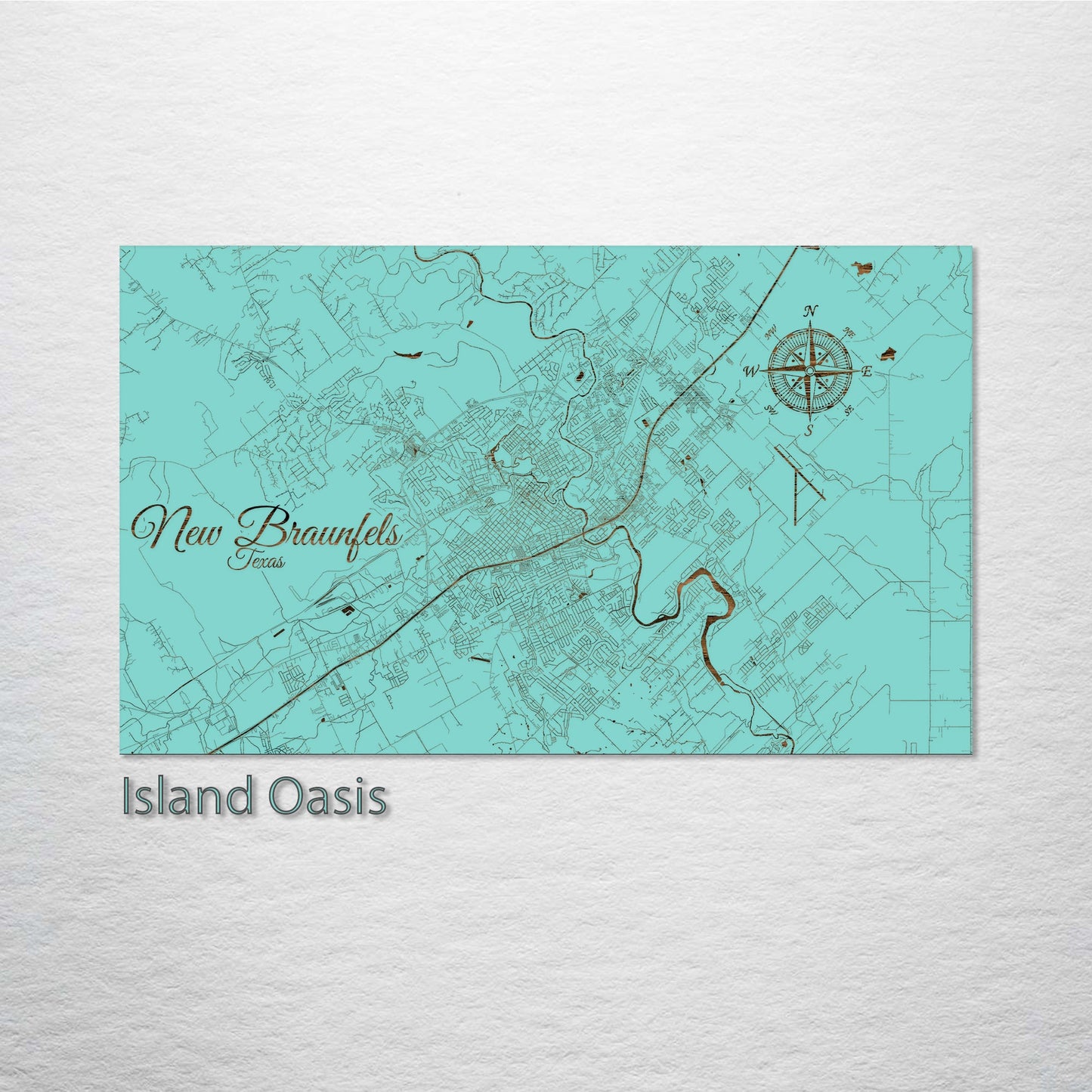 New Braunfels, Texas Street Map