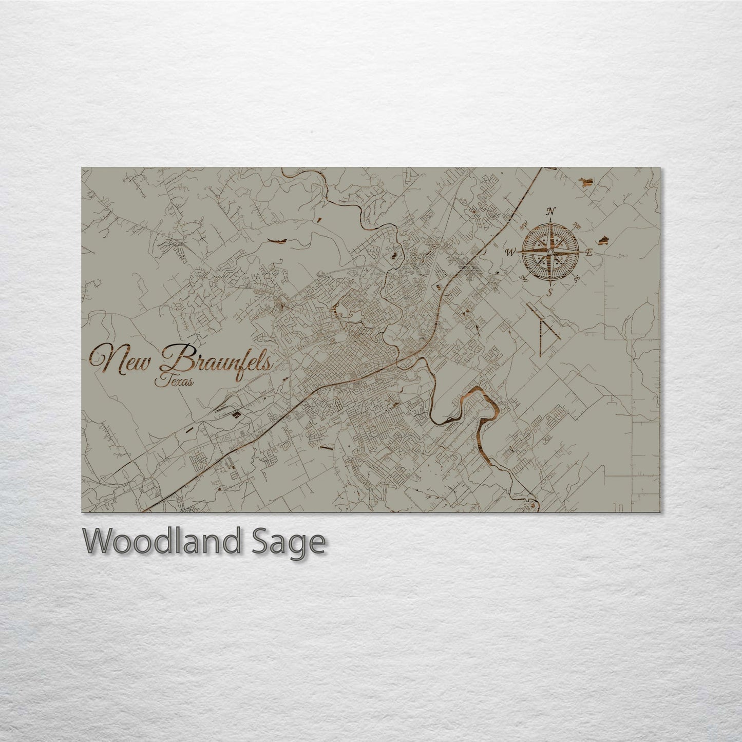 New Braunfels, Texas Street Map