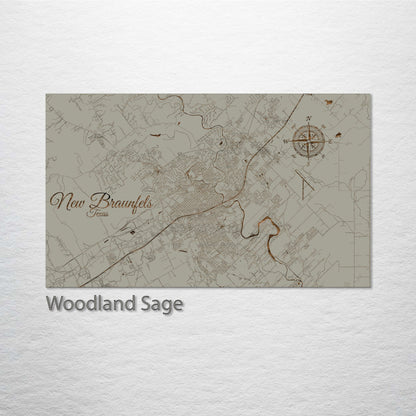 New Braunfels, Texas Street Map