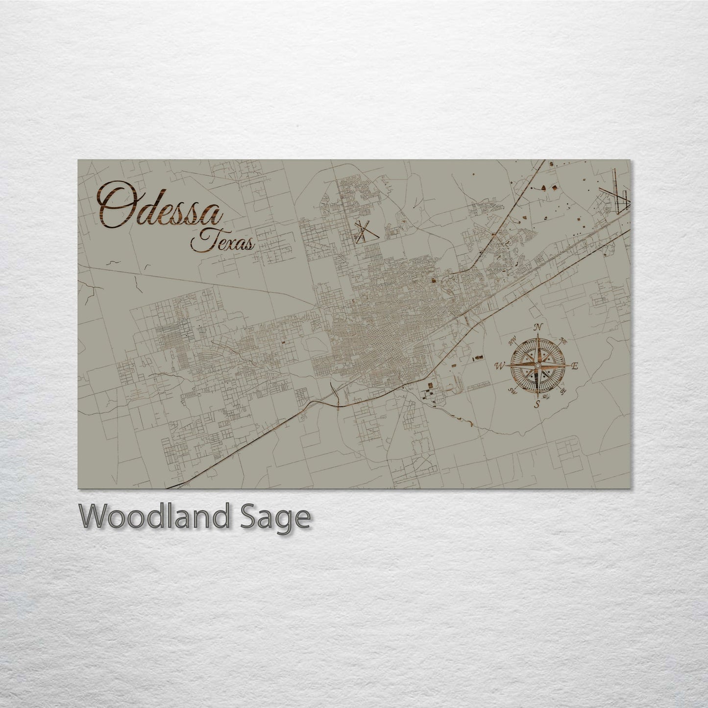 Odessa, Texas Street Map
